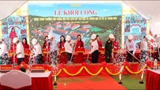 Phó Thủ tướng Chính phủ  Lê Thành Long dự khởi công xây trường học tại xã biên giới tỉnh Điện Biên