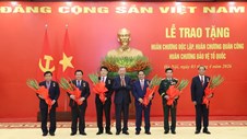Tổng Bí thư Tô Lâm trao Huân chương Quân công tặng các đồng chí lãnh đạo Đảng, Nhà nước