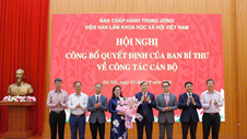 Điều động, bổ nhiệm bà Đinh Thị Mai giữ chức Phó Chủ tịch Viện Hàn lâm Khoa học xã hội Việt Nam