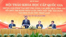 Tuân thủ pháp luật phải trở thành chuẩn mực văn hóa và giá trị chung của toàn xã hội
