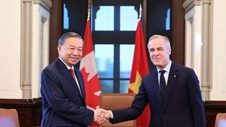 Tổng Bí thư, Chủ tịch nước Tô Lâm hội đàm với Thủ tướng Canada Mark Carney