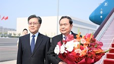 Chủ tịch Quốc hội Trần Thanh Mẫn tới thủ đô Bắc Kinh, bắt đầu chuyến thăm chính thức Trung Quốc  