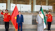 Thủ tướng Kuwait chủ trì lễ đón chính thức Thủ tướng Phạm Minh Chính