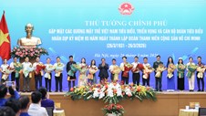 Thủ tướng gặp mặt các gương mặt trẻ tiêu biểu, triển vọng và cán bộ đoàn tiêu biểu
