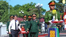 Thủ tướng Lê Minh Hưng dự lễ truy điệu và an táng hài cốt liệt sĩ tại tỉnh Quảng Trị