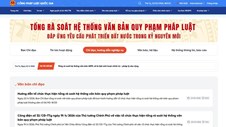 Tập trung cao nhất tổng rà soát hệ thống văn bản quy phạm pháp luật