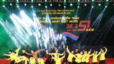 Quảng Ngãi rực sáng đêm nghệ thuật “Tổ quốc dưới ánh mặt trời” 