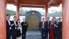 Khánh thành Nhà bia lưu niệm Nhà xuất bản Chính trị quốc gia Sự thật tại xã Bình Thành, tỉnh Thái Nguyên