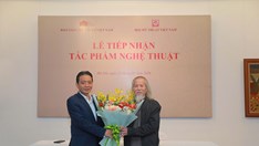Bảo tàng Mỹ thuật Việt Nam tiếp nhận gần 1.000 tác phẩm mỹ thuật độc bản