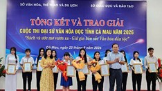 81 học sinh Cà Mau đạt giải cuộc thi “Đại sứ Văn hóa đọc năm 2026“