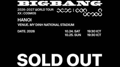 Vé ưu tiên Concert BIGBANG tại Hà Nội “cháy” sau 2 giờ