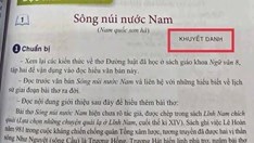 Ghi tác giả “Khuyết danh” cho bài thơ “Nam quốc sơn hà” là đúng với lương tri