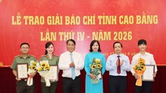 45 tác phẩm xuất sắc được trao Giải báo chí tỉnh Cao Bằng năm 2026