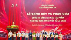 Lai Châu trao giải Cuộc thi sáng tác văn học nghệ thuật năm 2026