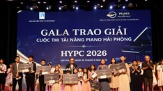 Vinh danh những tài năng trẻ tại Cuộc thi Piano Hải Phòng 2026