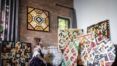 Triển lãm tranh của nữ nghệ sĩ Pháp tại TP.HCM