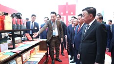 1.547 cuốn sách với 6 chủ đề được trưng bày tại Đại hội XIV của Đảng