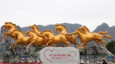 Quảng Ninh dẫn đầu cuộc bình chọn linh vật ngựa đẹp nhất Tết Bính Ngọ