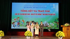 Tổng kết và trao giải cuộc thi “Gia đình đọc sách - Gắn kết yêu thương” tỉnh Hưng Yên 2025
