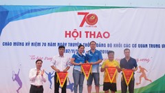 Đảng ủy Bộ VHTTDL giành giải cao tại Hội thao Đảng bộ Khối các cơ quan Trung ương