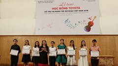 Học bổng hỗ trợ tài năng trẻ âm nhạc Việt Nam 2018