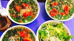 "Điểm mặt" quán bún ăn sáng ngon ở Hà Nội
