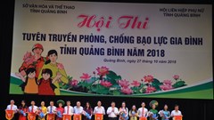 Hội thi tuyên truyền phòng, chống bạo lực gia đình tỉnh Quảng Bình năm 2018