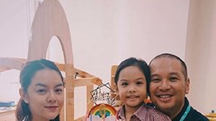Sau ly hôn, Phạm Quỳnh Anh và Quang Huy tổ chức sinh nhật cho con gái