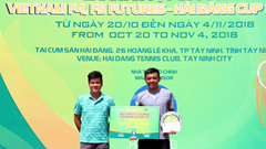 Hoàng Nam giành ngôi á quân giải quần vợt Vietnam F5 Futures