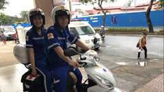 Mô hình xe cứu thương hai bánh: Liệu có được ưu tiên khi làm nhiệm vụ?