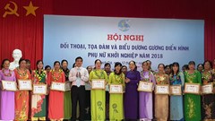 Biểu dương 35 gương điển hình phụ nữ khởi nghiệp xuất sắc