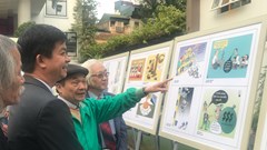 Triển lãm tranh biếm họa về phòng, chống tham nhũng: Cười... ra nước mắt