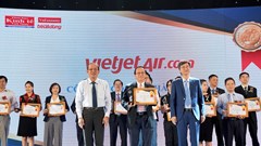 Vietjet nhận danh hiệu “Hãng hàng không được khách hàng lựa chọn nhiều nhất”