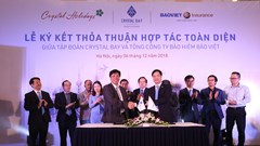 Lễ ký kết hợp tác toàn diện giữa Tập Crystal Bay và Tcty Bảo hiểm Bảo Việt