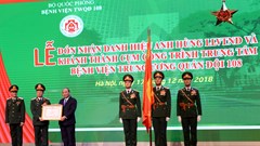 Bệnh viện Trung ương quân đội 108 đón nhận danh hiệu Anh hùng lực lượng vũ trang
