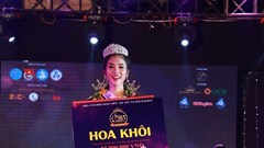 Đặng Thanh Ngân giành Hoa khôi cuộc thi Duyên dáng Tết Sinh viên 2019