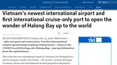3 dự án giao thông trọng điểm đưa Quảng Ninh trở thành tâm điểm của báo chí quốc tế cuối tuần qua