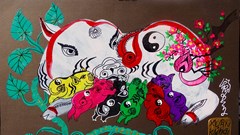 Ngắm tranh Tết Kỷ Hợi của các họa sĩ đương đại