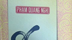 Ông Phạm Quang Nghị Xin chữ