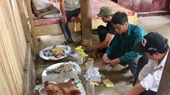 3 mâm cỗ cúng Tết của người Dao Quần ở Phú Thọ
