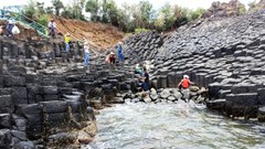 Gành đá đĩa Phú Yên thu hút du khách vào dịp Tết Nguyên Đán