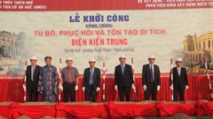 Khởi công trùng tu di tích Điện Kiến Trung của triều Nguyễn
