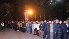 Lễ khai ấn đền Trần: Lực lượng bảo vệ an ninh lên đến 2.300 người