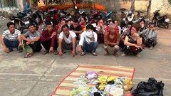 Kiên Giang: Bắt quả tang 28 đối tượng đánh bạc ở khu đất trống