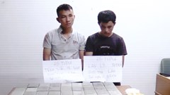 Bắt vụ vận chuyển 600.000 viên ma túy tổng hợp và 36 bánh heroin