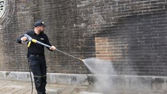 Di tích Ngọ Môn (Huế) được xử lý bằng công nghệ hiện đại: Làm sạch chứ không làm mới