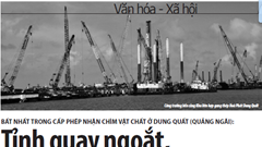 Hồi âm việc Bất nhất trong cấp phép nhận chìm vật chất ở Dung Quất (Quảng Ngãi): Càng phản hồi, càng mâu thuẫn