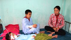 Hà Giang: Hai cháu bé nhập viện vì bị chó cắn trên đường đi học về
