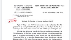 Bộ GD&ĐT yêu cầu xác  minh vụ thầy giáo dâm ô nam sinh