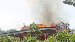 Nghệ An: Ngôi nhà sàn 3 gian bị thiêu rụi, một người tử vong